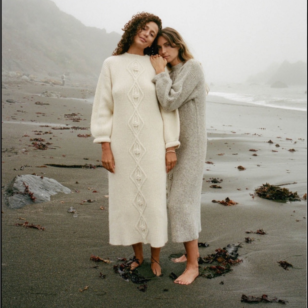 FOUND Christy Dawn Lorelei Sweater Dress